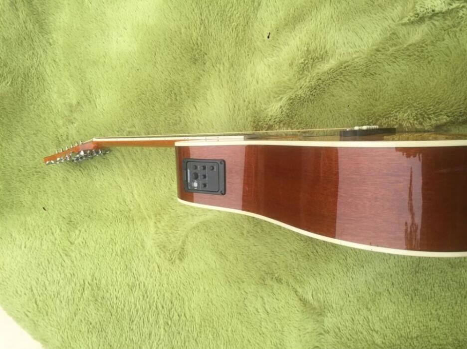 2018 New 12 strings Chibson Dovo acoustic guitar 12 string GB dove electric acoustic guitar Orange Dovo 12 strings