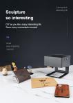 High Speed USB DAJA DJ6 Laser Engraver Carver Automatic DIY Print Engraver Off