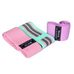 32lbs 760*80mm Workout Fabric Resistance Bands Polyester For Buttock