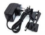 9V 1A wall amount power adapter interchangeable plug CE FCC ROHS UL GS SAA