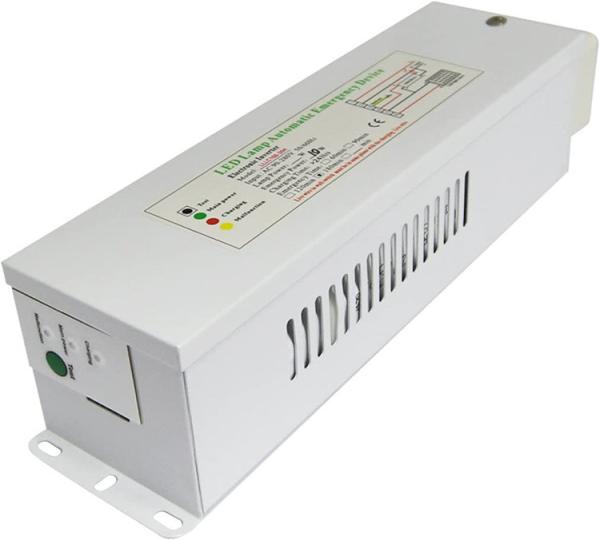 Sleek PMMA Emergency LED Panel Light with White/Silver Finish, 80-83Ra/95-98Ra,