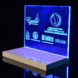 China Transparent ZHLX07 ODM LED Plastic Display Stands factory