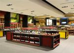 Red Wine Wood Display Stand Shop Display Showcase For Store Shop Shopping Mall