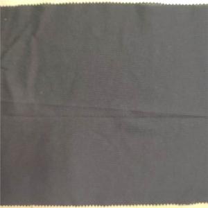 China 165gsm Stretch Jersey Knit Fabric Excellent Moisture Absorption Black Color factory