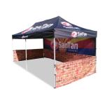 Hexagon Trade Show Pop Up Tents 4X8 Portable Folding Type Space Saving