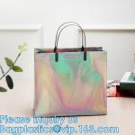 Holographic Rainbow Handbag Reusable Bags, Gym Sports Security Travel Beach
