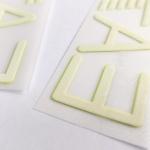 TPU Material Screen Printing Label For Clothing Specialized Design