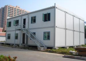 China Double - Deck Modular Container House , Living Container House With External Stairs factory