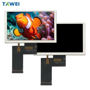 China 5-inch 800 * 480 display screen 1200cd/m² outdoor high brightness device display factory