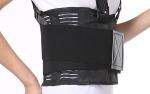 Black Straightening Lumbar Support Brace / Work Waist Belt Correction Type
