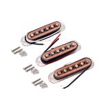 Set Of Single Coil Pickup Set SSS For Fender Strat Style Guitar Copper Color