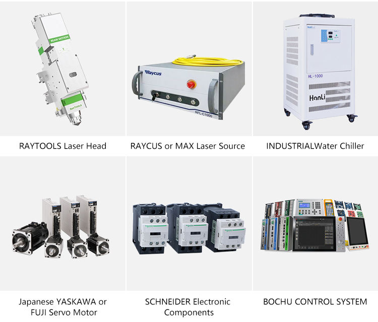 Accurate Positioning CNC Fiber Laser Cutting Machine 100m/Min