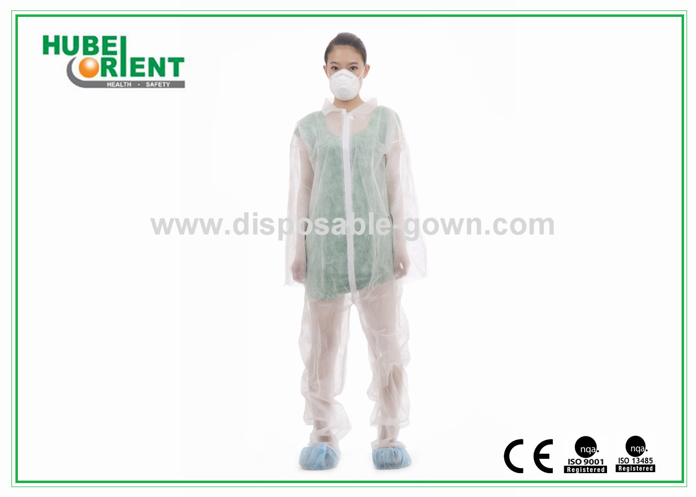 Type 5 6 Polypropylene Chemical Coverall Disposable