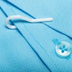 Clothing Clear Plastic R Shape Collar Clips without Teeth