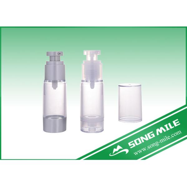 China Cheap Transparent 15ml PP Plastic Cosmetic Airless Bottle factory