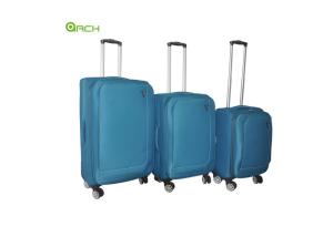 China Spinner Wheels Expandable Big Pocket Travel Luggage Suitcase factory