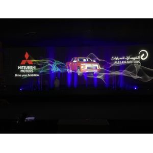 2 Gain Transparent Holographic Reflective Foil 5m Width