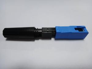 China SC / PC Quick Assembly connector , Pre - Polish Metal V Groove factory