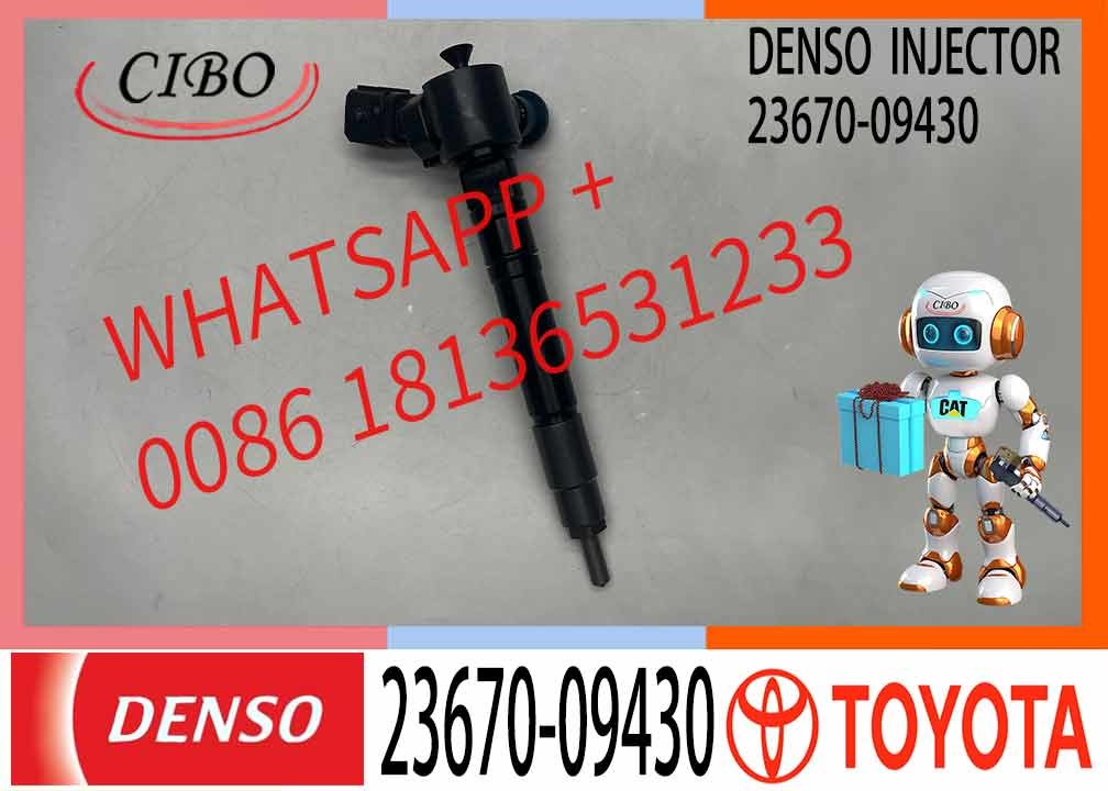 New Common Rail Fuel Injector 23670-09430 23670-0E020 For Toyo-Ta Hilux 2GD-FTV
