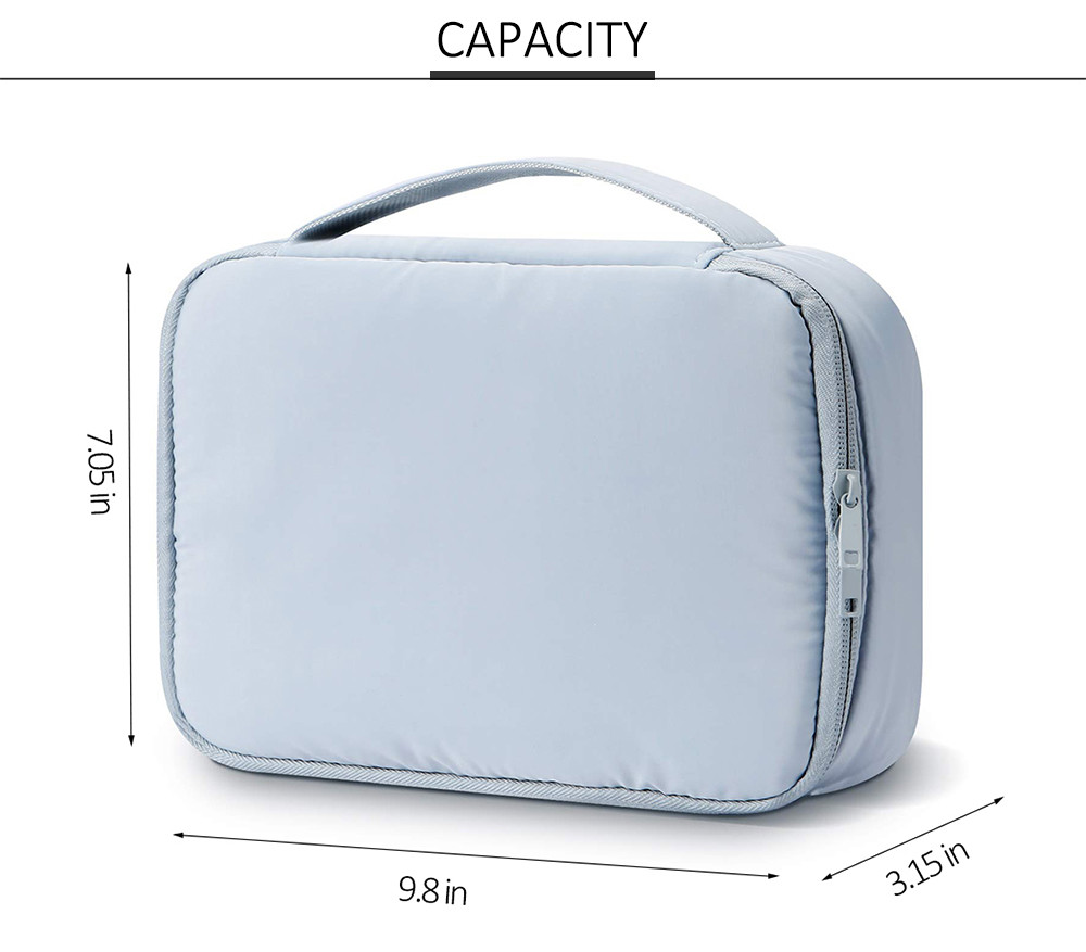 Girls Multifunction Cosmetic Organizer Bag With Inner Pouch