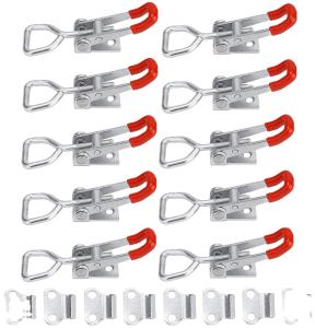 China L Shaped Adjustable Spring Draw Toggle Latch Toggle Clamp Latch factory