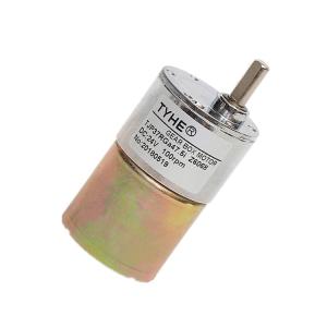 China Mini Dia 37mm 6v 12v 24v High Torque Low Speed 5rpm 60 Rpm 1.5nm 2nm 20kg 15kgf Load Micro PMDC 520 Dc Geared Motor factory