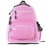 Pink Sparkle Cheer Backpack , Casual Style Girls Glitter Backpack 20-35 Litre