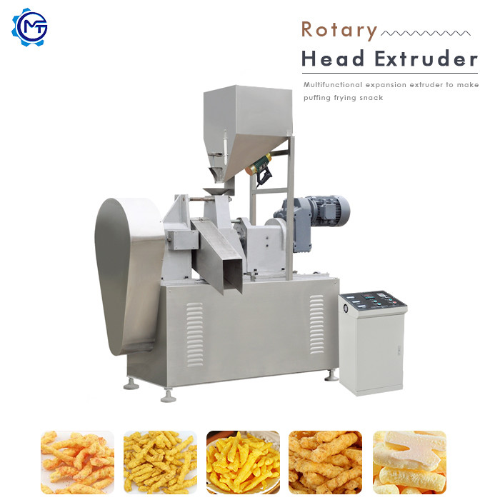 China Automatic Kurkure Nik Naks Cheetos Snack Food Processing Line Extrusion factory