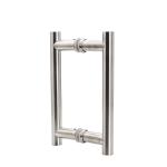 Main Door Puxador Preto de Porta with Stainless Steel Door Handle and Pull Style