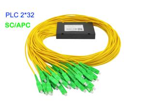 China ABS Box Fiber Optic PLC Splitter 3.0mm G657A1 SC/APC 17.2dB Insertion Loss G657A1 factory