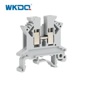 China 32A PA66 Wire Screw Electrical Terminal Block UK 2.5B factory