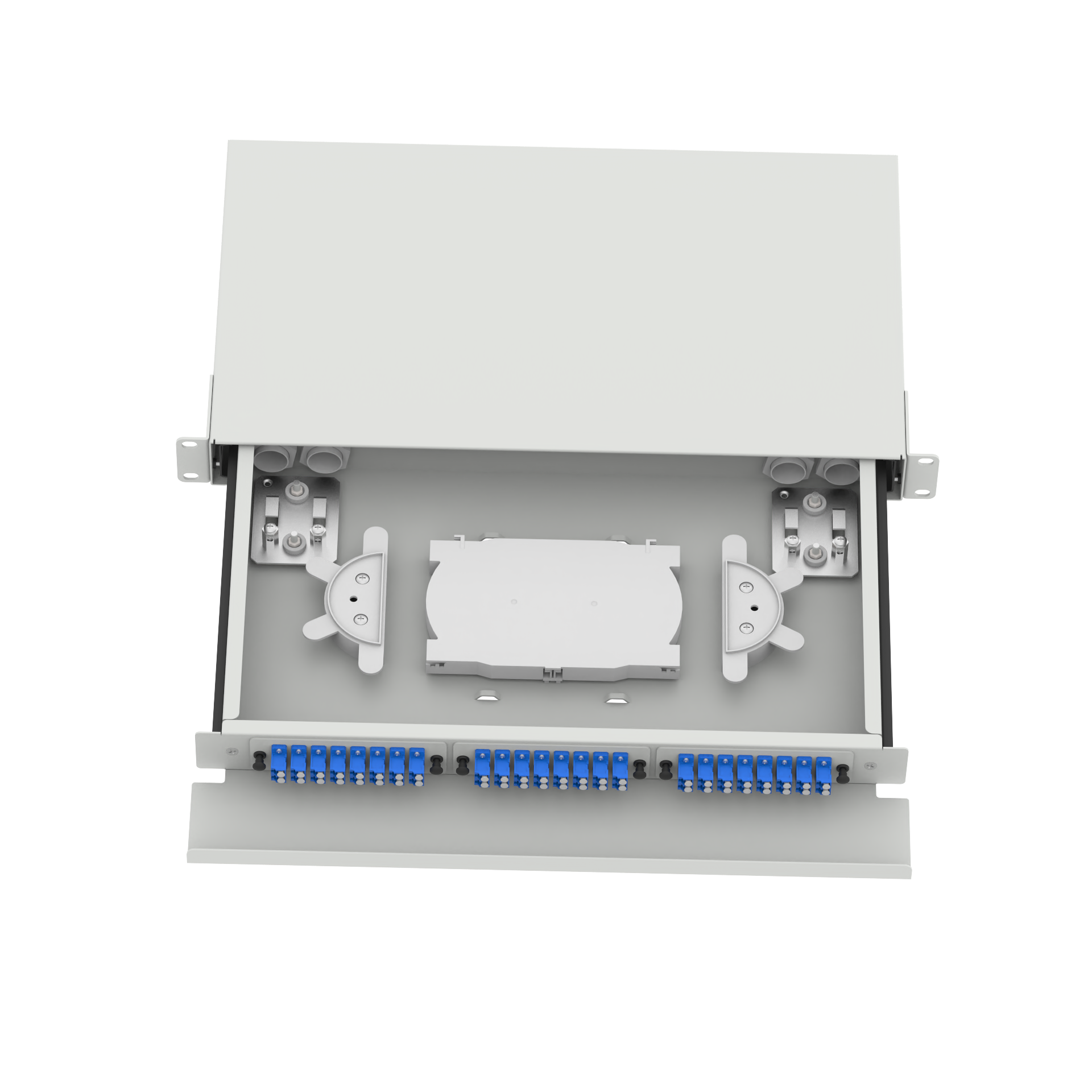 5 LC Type 1U 48 Port Optic Fiber Distribution Patchpanel for FTTX LC Connector Type