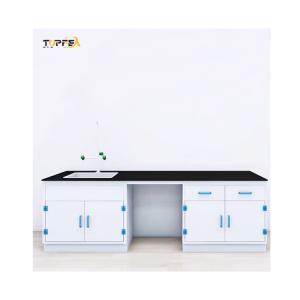 China Anti Alkali Lab Benches With Storage factory