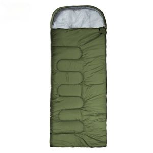 190T Polyester Waterproof Sleeping Bag for Camping Hiking Mountaineering