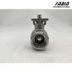 Fabia 1/4'' 3 Way Thread Ball Valve Electric Adjustalbe Type Stainless Steel L