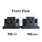 Delong X3000 Dump Truck NBR Front Engine Mount Bracket