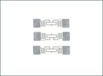 Rectange Alien H3 Rfid Antenna Wet Inlay 860-960MHz For Access Security Control