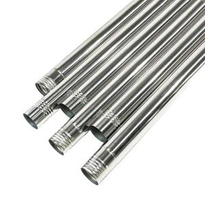 China Customizable 304L Hollow Stainless Steel Tube Helical Splicing factory