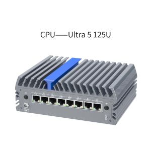 Dual DDR5 M.2 SSD 1 RJ45 COM Firewall 8 Gigabit Network Ports