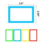 Moisture Proof BOPP Self Adhesive Name Labels Offset CMY Printing