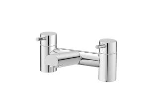 China Chrome Finished Brass Shower Bath Mixer Double Handle Ceramic Valve T8204 factory