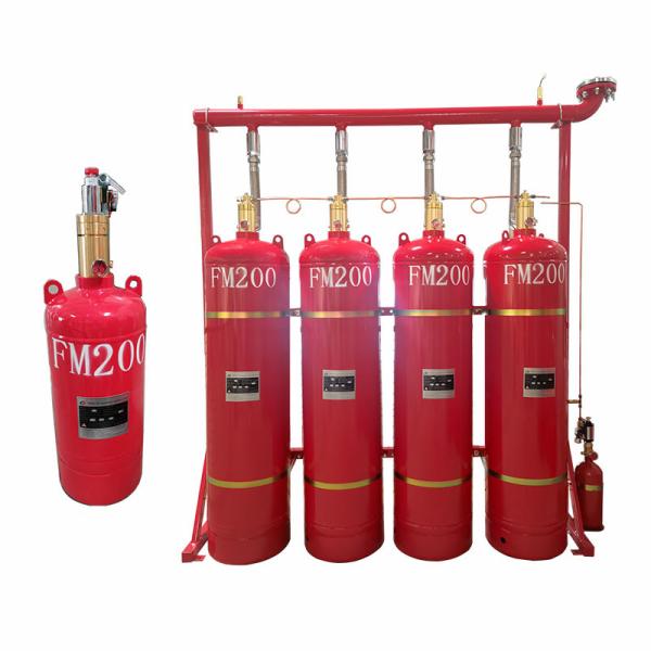 FM200 Gas Suppression System 1.0 Barg Design Pressure For Superior Fire