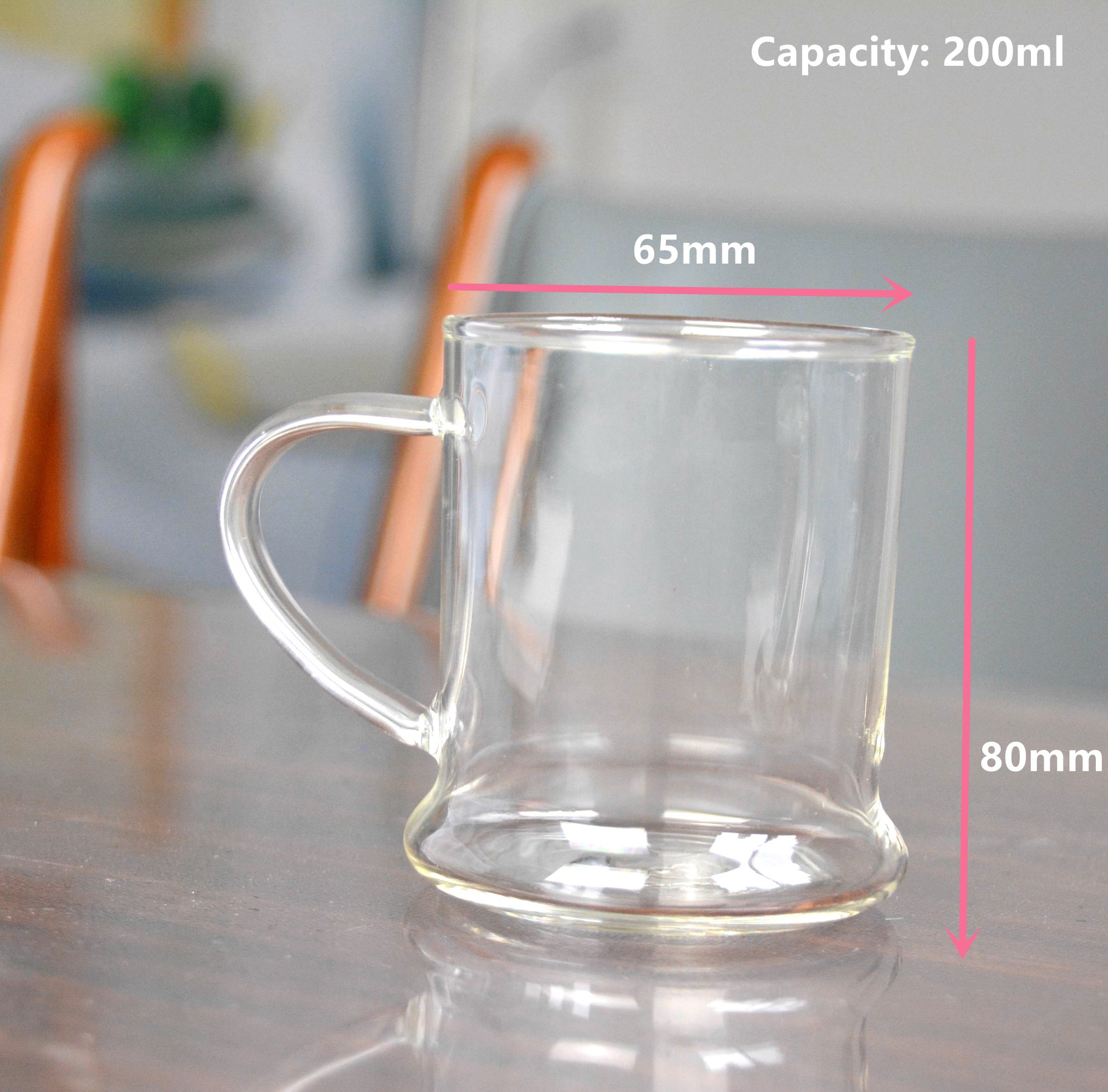 Heat Resistant Borosilicate Clear Tumbler Drinking Glasses