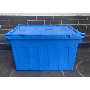 China Customization Hinging Plastic Attached Lid Containers 560*380*330mm factory