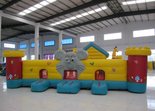 Cute Animal Inflatable Kids Bounce House PVC inflatable house use bouncy