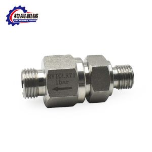 China Stainless Steel 316/304 Natural Gas Spring Check Valve With BALL Structure on sale