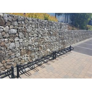 China 2*1*1m 8*10cm Mesh Size Gabion Wall Basket Zinc Coating 270g factory