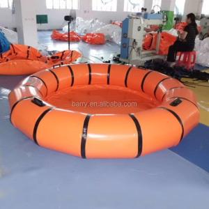 China Custom Portable Water Pool Orange Kids Inflatable Swimming Pool factory