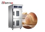 Two Half Glass Door 36 Trays Dough Freezer Retarder Microcomputer Control For