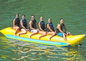 China Flying Fish Inflatable Water Games , Inflatable Flying Banana OEM Service factory